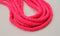 4mm vinyl Heishi beads fuchsia polymer clay beads